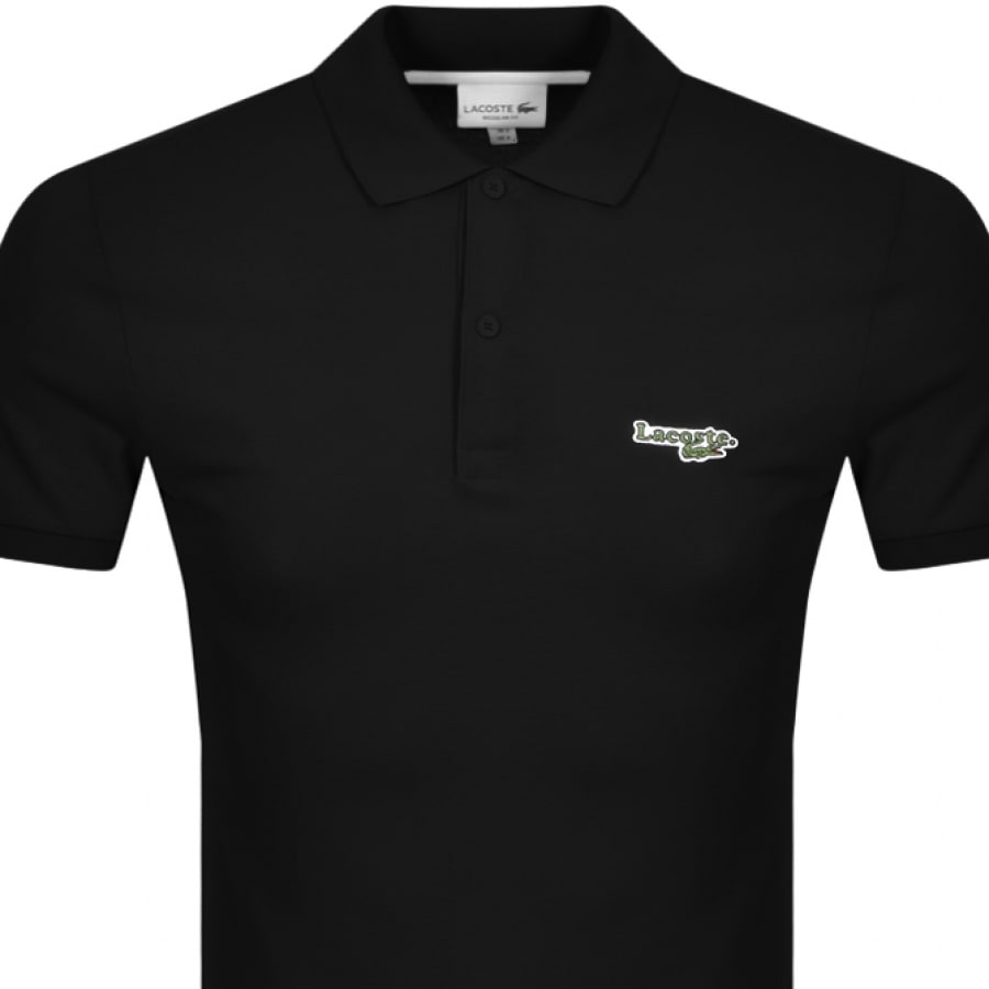 Alternative Image for ProductLacoste Short Sleeved Polo T Shirt Black2